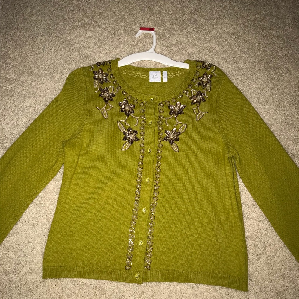 J. Jill beaded sweater